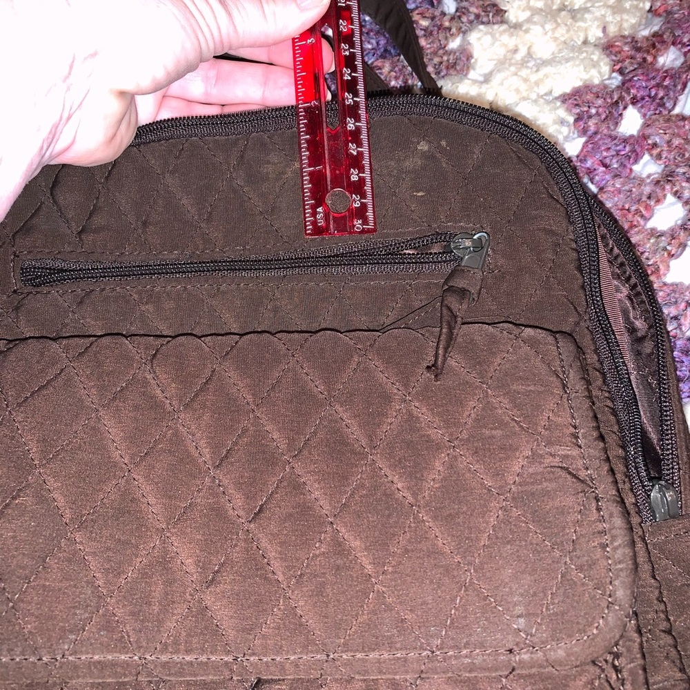 Vera Bradley backpack brown quilted pattern - Picture 16 of 16